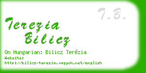 terezia bilicz business card